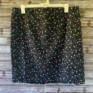 Liz Claiborne Career Women's Floral Print Skirt Size 18‎